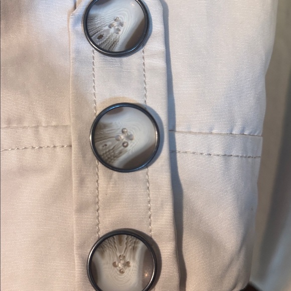 Relativity Cream Button-Up Trench Coat - Picture 8 of 8